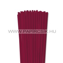   Hârtie quilling, Bordo (culoarea vinului), 6mm. (90 buc., 49cm)