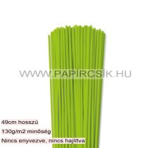 Hârtie quilling, Verde deschis, 3mm. (120 buc., 49cm)