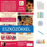 Soare - model pt. tehnica quilling (benzi - 240 buc., descriere și instrumente)