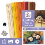   Arici şi frunză - model pt. tehnica quilling (benzi - 210 buc. și descriere cu poze)